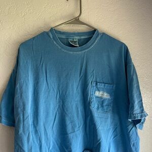 Comfort Colors camp ozark Blue Short Sleeve cropped Tees